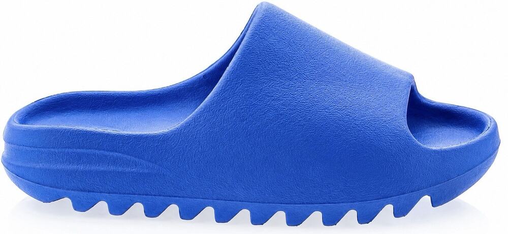 Adidas Yeezy Slides Men/Youth US Size 5 Blue Foam Slip On Sandals Like New NWOB